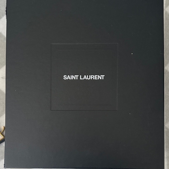 Yves Saint Laurent Ivory Heeled Boots - Picture 7 of 8